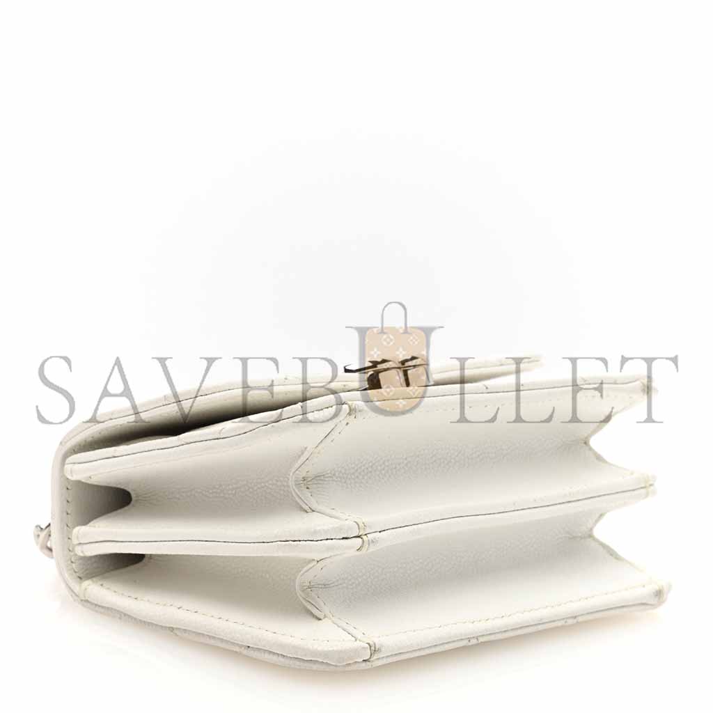 Ch*el caviar quilted pick me up clutch with chain (13*9.5*6cm)